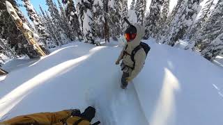 Kootenay Pass Splitboarding RAW Jan 1215th 2024 [upl. by Naejeillib]