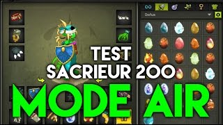 Test Sacrieur 200 MODE AIR  DOFUS [upl. by Ofella598]