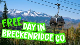 FREE things to do in Breckenridge CO [upl. by Llednav]