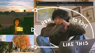 how to edit youtube videos aesthetic  coming of age [upl. by Tebazile]