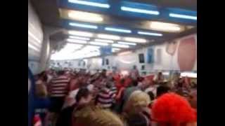 Wigan Rugby League Ultras Brigantes sing the Kings of Rugby [upl. by Oivaf]