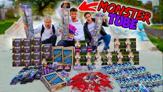 Vuurwerk Afsteken Met Monstertube [upl. by Nrek676]