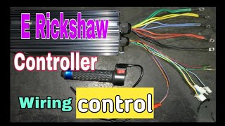 BL DC Motor Controller WorkingERickshaw e rickshaw control wiring by Electric Guruji [upl. by Heindrick128]