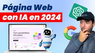 ✅ Cómo Crear Página Web con Inteligencia Artificial en 2024 [upl. by Sik251]