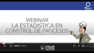 Webinar Estadística en Control de Procesos [upl. by Mali]