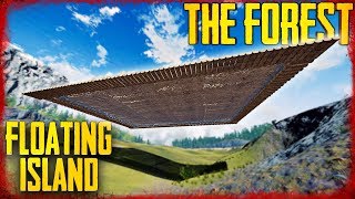 How To Make A Floating Island  The Forest v109 [upl. by Duaner]