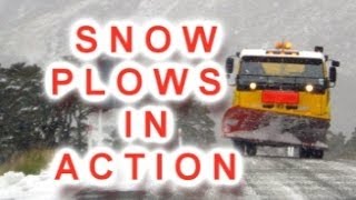 Big Snow Plow Trucks in Action  Kids snow plows Videos  Lots amp Lots of Trucks  James Coffey [upl. by Durand]