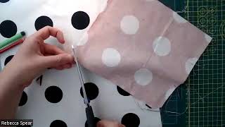 Video sewing patch pocket [upl. by Nohtanhoj]