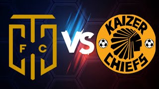 KAIZER CHIEFS VS CAPE TOWN CITY LINE UP [upl. by Cuthbert106]