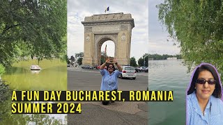 Cismigiu Park Arcul de Triumf and lots of fun in Bucharest Romania 4K [upl. by Utta]