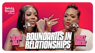 Boundaries in relationships S1Ep1  Bahd and Boujee Podcast [upl. by Aztiley467]