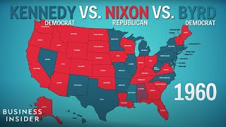 How The States Voted In Every Presidential Election [upl. by Anahsed801]