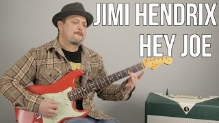 Jimi Hendrix Hey Joe Guitar Lesson  Tutorial [upl. by Lida]