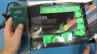 LED Christmas Lights Review  Symphony of Lights  C9 Style Bulbs by Brite Star [upl. by Klehm]