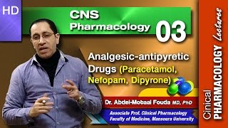 CNS Pharmacology Ar  03  Analgesicantipyretic drugs [upl. by Ilona]