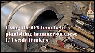 Making fenders from scratch and testing the OX planishing hammer [upl. by Asiluj506]