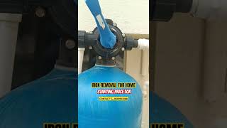 Iron Removal For Home✅ roplant water ironremovalplant [upl. by Eimmelc]