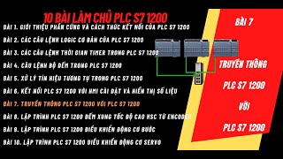 S7 1200 Bài 7 Truyền thông Profinet S7 1200 với S7 1200 [upl. by Wildee]