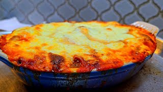 The best Lasagna for TWO Ive ever made  Homemade Lasagna Recipe [upl. by Yznil]