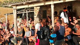 IBIZA  The Drums at Benirras Beach 19052019 [upl. by Lehcsreh]