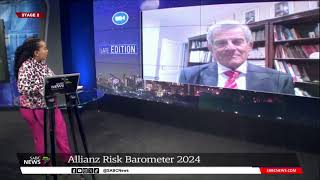 Allianz Risk Barometer 2024  Changes in legislation Azar Jammine weighs in [upl. by Siradal]