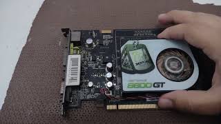 Placa de Vídeo Nvidia GeForce 8600 GT XFX  Opinião [upl. by Gaynor]