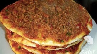 Ev Yapımı Lahmacun  Hamur İşleri [upl. by Diba]