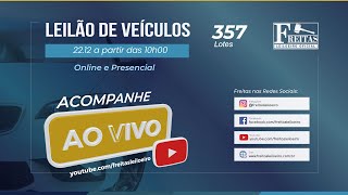 AO VIVO  Leilão Online de Veículos  Freitas Leiloeiro 22122023 [upl. by Cassil]