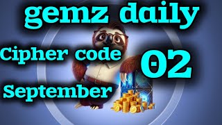 gemz daily cipher September 02 [upl. by Themis]