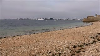 Bateaux  Bord de Mer  Côte Bretonne  Gâvres  Voiliers  LarmorPlage  Bretagne  France [upl. by Aicre476]