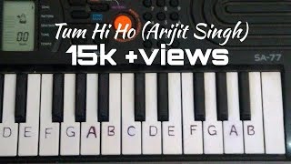 Tum hi ho easy piano tutorial [upl. by Ardnwahsal]