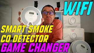 New Wifi Smart Smoke And Carbon Monoxide Detector  Game Changer For Home Safety [upl. by Yuk]