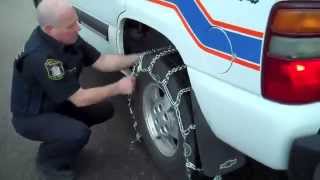 Safety First 8 Steps to Installing Winter Tire Chains [upl. by Yniar]