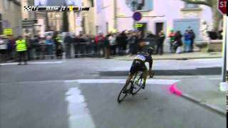 Duchesne in front today almost crashed  Stage 5  ParisNice 2016 [upl. by Viv]