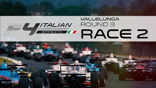 Italian F4 Championship  ACI Racing Weekend Vallelunga round 3  Race 2 [upl. by Nomal]