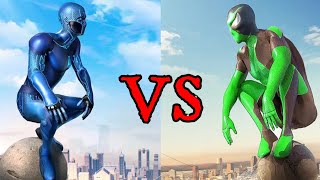 Rope Frog Ninja Hero VS Black Hole Hero Gameplay [upl. by Ynnej847]