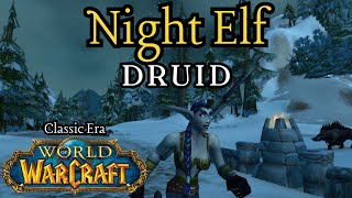 World of Warcraft Classic Era  Night Elf Druid Immersive Playthrough  Croaky [upl. by Dowell]