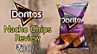 Doritos Nacho ChipsSweet Chilly FlavourReview in hindi🇮🇳 [upl. by Mab]