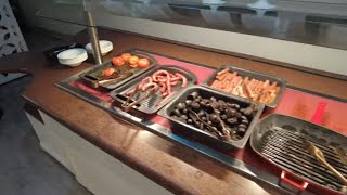 Breakfast at H10 Suites Lanzarote Gardens Hotel Costa Teguise [upl. by Anovahs]