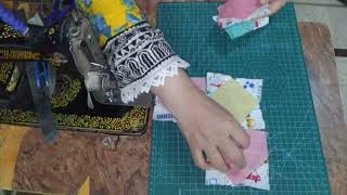 how to make a handkerchief for my 70 plus grandma to keep away her sweating 🥵 [upl. by Carmen]