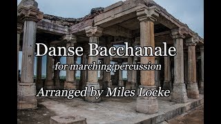 quotDanse Bacchanalequot for Marching Percussion [upl. by Koch776]