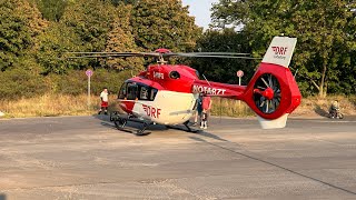 DRF Luftrettung Christoph 100 DHXFG H145 Staaken 17092024 helicopter [upl. by Socram]