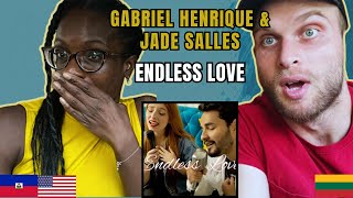 Gabriel Henrique Jade Salles  Endless Love Reaction  FIRST TIME LISTENING TO JADE SALLES [upl. by Piks]