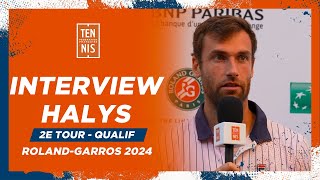 Quentin Halys au bout du suspense continue laventure  RolandGarros 2024 [upl. by Eixid]