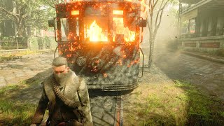 Dynamite amp Fire Bottle Gameplay 6  Red Dead Redemption 2 PC 60FPS [upl. by Ramor286]