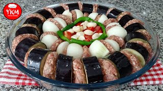 Fırında Patlıcan Kebabı  Patlıcan Kebabı  Patlıcan Kebabı Tarifi  İftar Menüleri  Köfte Tarifi [upl. by Zandt]