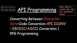 Using ICONV api in RPG [upl. by Lymann668]