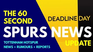 THE 60 SECOND SPURS NEWS UPDATE Club Reject Deal for Defender Devine Loan Collapses Europa League [upl. by Riana]