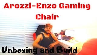 AROZZIENZO GAMING CHAIR UNBOXING and BUILD [upl. by Nylaret770]