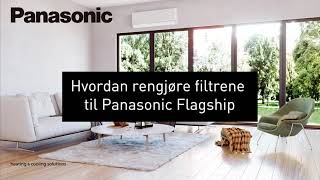 NO – Hvordan rengjøre filtrene i Panasonic Flagship [upl. by Oiluarb577]